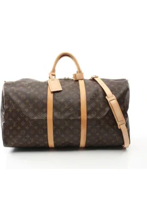 LOUIS VUITTON Pre-owned, Dame, Brun, ONE SIZE, Uld, Pre-owned canvas tasker