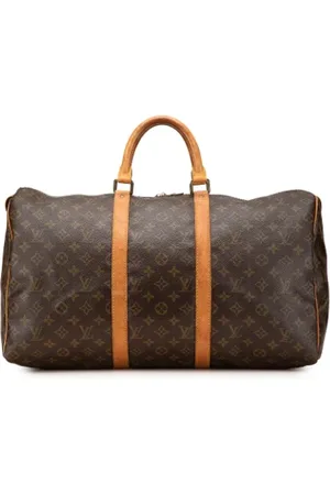 LOUIS VUITTON Pre-owned, Dame, Brun, ONE SIZE, Tyl, Pre-owned Canvas rejsetasker
