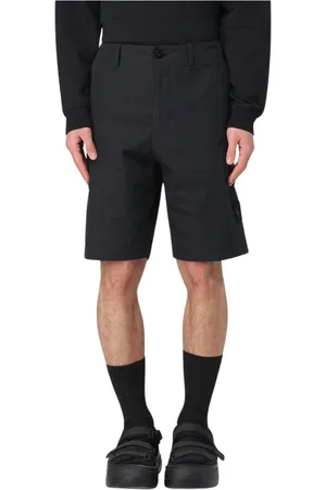 Stone Island Shorts, Herre, Sort, W28, Uld, Sorte Cargo Shorts til Mænd