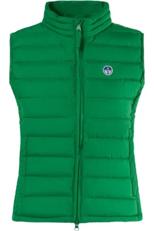 North Sails Jakke, Dame, Grøn, XS, Bomuld, Letvægts Polstret Vest