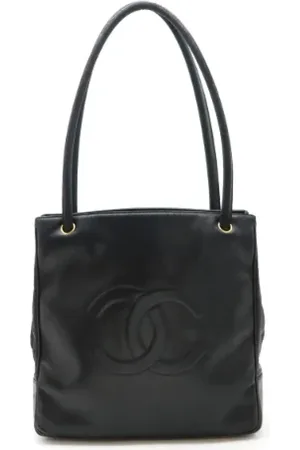 CHANEL Pre-owned, Dame, Sort, ONE SIZE, Uld, Pre-owned Laeder chanel-tasker