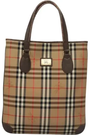 Burberry Pre-owned, Dame, , ONE SIZE, Pre-owned canvas håndtasker