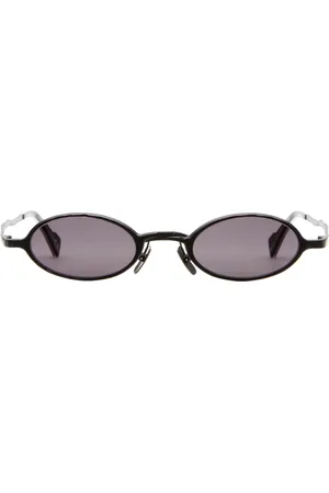KUBORAUM Tilbehør, Dame, Sort, ONE SIZE, Moderne Oval Sorte Solbriller