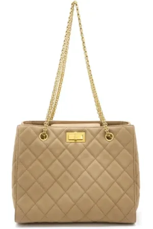 CHANEL Pre-owned, Dame, , ONE SIZE, Uld, Pre-owned Laeder totes