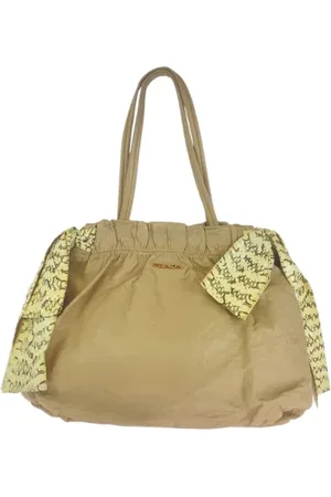 Prada Pre-owned, Dame, , ONE SIZE, Tyl, Pre-owned Laeder totes