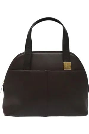 Burberry Pre-owned, Dame, Brun, ONE SIZE, Uld, Pre-owned Laeder hndtasker
