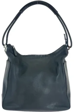 Gucci Pre-owned, Dame, Sort, ONE SIZE, Uld, Pre-owned Laeder skuldertasker