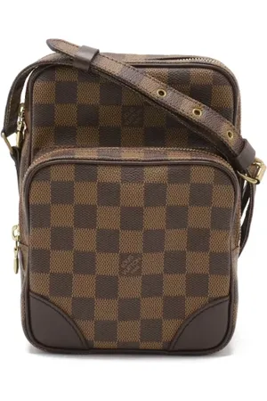 LOUIS VUITTON Pre-owned, Dame, Brun, ONE SIZE, Uld, Pre-owned Canvas crossbody-tasker