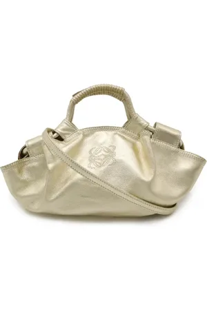 Loewe Pre-owned, Dame, Gul, ONE SIZE, Uld, Pre-owned Rosaguld hndtasker