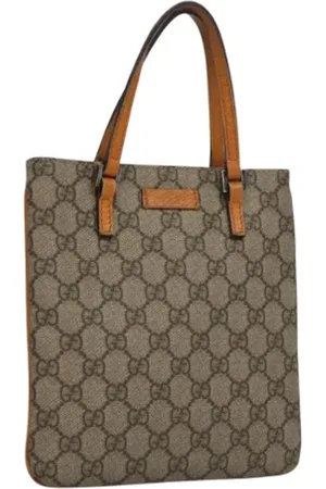 Gucci Pre-owned, Dame, , ONE SIZE, Tyl, Pre-owned Laeder hndtasker