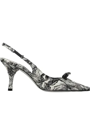 ROBERTO FESTA Sko, Dame, Flerfarvet, 38 1/2 EU, Læder, Elegant Slingback Marigold i hvid og sort