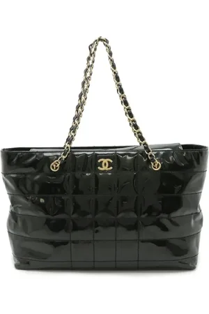 CHANEL Pre-owned, Dame, Sort, ONE SIZE, Uld, Pre-owned Laeder chanel-tasker