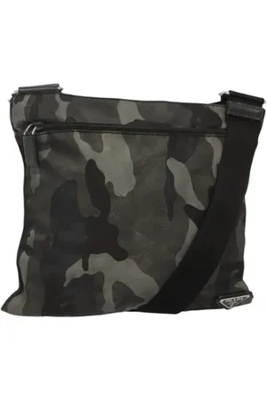 Prada Pre-owned, Dame, Grøn, ONE SIZE, Nylon, Pre-owned nylon prada-tasker