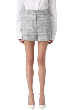 Dolce & Gabbana Shorts, Dame, Flerfarvet, M, Tweed, Multifarvet Tweed Statement Shorts