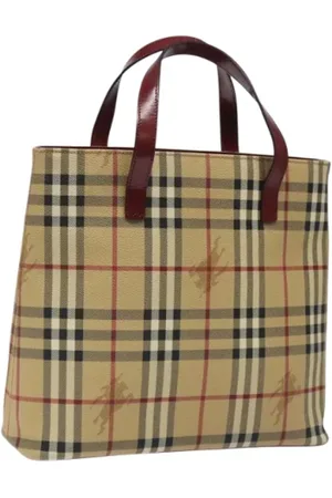 Burberry Pre-owned, Dame, , ONE SIZE, Tyl, Pre-owned Laeder hndtasker