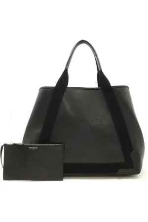 Balenciaga Pre-owned, Dame, Sort, ONE SIZE, Uld, Pre-owned Laeder totes