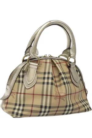 Burberry Pre-owned, Dame, , ONE SIZE, Uld, Pre-owned Laeder hndtasker