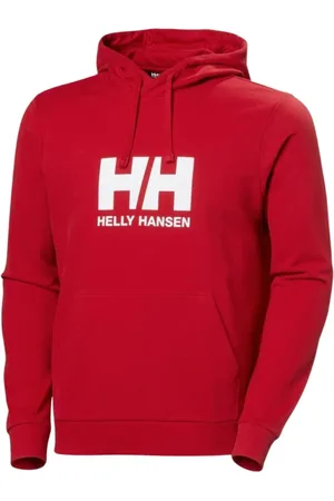 Helly Hansen Sweathshirts & Hoodies, Herre, Rød, XL, Bomuld, bomuldshættetrøje, alsidigt design
