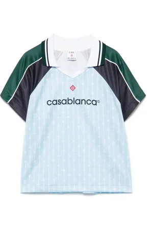 Casablanca Top, Dame, Flerfarvet, XS, Polyester, Klar Blå Fodboldtrøje Sporty Design