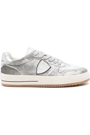Philippe model Sko, Dame, Grå, 36 EU, Uld, Stilfulde Sneakers til Mænd og Kvinder