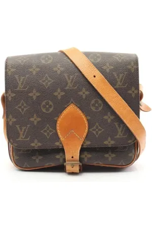 LOUIS VUITTON Pre-owned, Dame, Brun, ONE SIZE, Uld, Pre-owned canvas tasker
