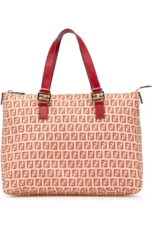 Fendi Pre-owned, Dame, Flerfarvet, ONE SIZE, Tyl, Pre-owned Canvas totes