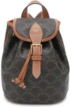 Céline Pre-owned, Dame, Brun, ONE SIZE, Tyl, Pre-owned Laeder celine-tasker