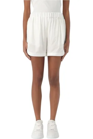 Pinko Shorts, Dame, Hvid, 2XS, Bomuld, Elegant Casual Shorts
