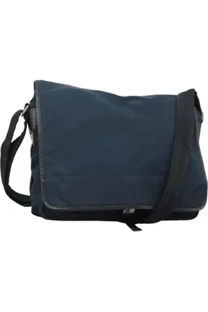 Prada Pre-owned, Dame, Blå, ONE SIZE, Nylon, Pre-owned nylon prada-tasker