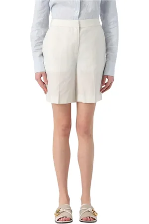 Calvin Klein Shorts, Dame, , 2XS, Skræddersyet Elegant Creme Shorts