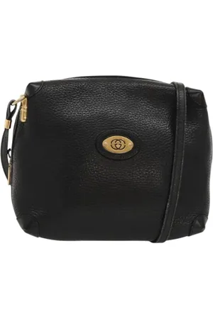 Gucci Pre-owned, Dame, Sort, ONE SIZE, Uld, Pre-owned Laeder gucci-tasker