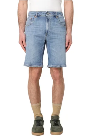 Dondup Shorts, Herre, Blå, W31, Denim, Klassiske Fit Denim Shorts