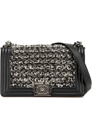 CHANEL Pre-owned, Dame, Sort, ONE SIZE, Uld, Pre-owned Laeder chanel-tasker