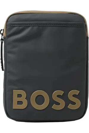 HUGO BOSS Taske, Herre, Grå, ONE SIZE, Uld, Grå Rejse Skuldertaske