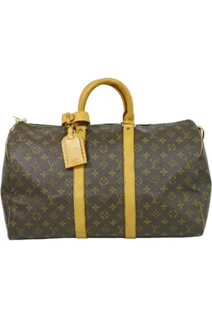 LOUIS VUITTON Pre-owned, Dame, Brun, ONE SIZE, Tyl, Pre-owned canvas tasker