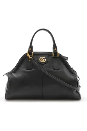Gucci Pre-owned, Dame, Sort, ONE SIZE, Uld, Pre-owned Laeder hndtasker