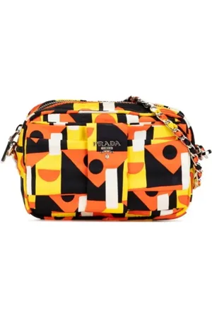 Prada Pre-owned, Dame, Flerfarvet, ONE SIZE, Nylon, Pre-owned nylon prada-tasker