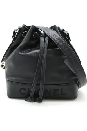 CHANEL Pre-owned, Dame, Sort, ONE SIZE, Uld, Pre-owned Laeder chanel-tasker