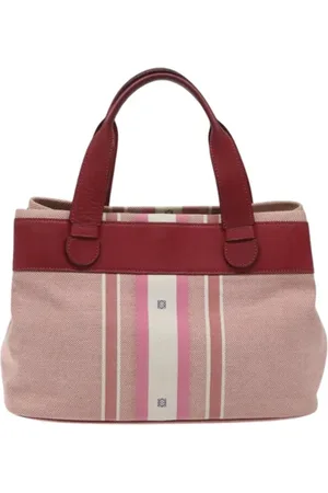 Loewe Pre-owned, Dame, Lyserød, ONE SIZE, Uld, Pre-owned canvas håndtasker