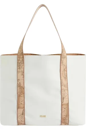 ALVIERO MARTINI 1A CLASSE Taske, Dame, Hvid, ONE SIZE, Uld, Omvendt Indkøbstaske i Hvid
