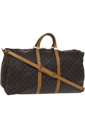 LOUIS VUITTON Pre-owned, Dame, Brun, ONE SIZE, Uld, Pre-owned canvas tasker