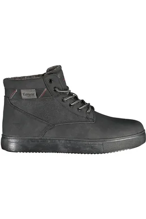 Carrera Sko, Herre, Sort, 40 EU, Polyester, Elegante sorte støvler med kontrastdetaljer