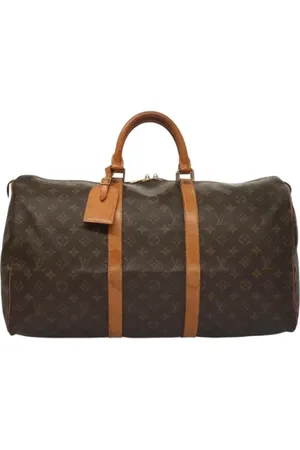 LOUIS VUITTON Pre-owned, unisex, Brun, ONE SIZE, Tyl, Pre-owned canvas tasker