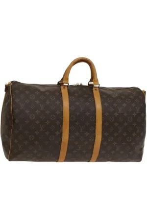 LOUIS VUITTON Pre-owned, Dame, Brun, ONE SIZE, Uld, Pre-owned canvas tasker