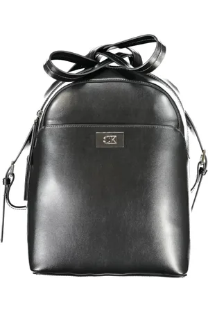 Calvin Klein Taske, Dame, Sort, ONE SIZE, Polyester, Sort Polyester Rygsæk med Justerbare Stropper
