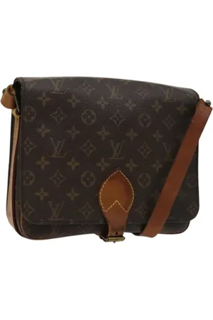 LOUIS VUITTON Pre-owned, Dame, Brun, ONE SIZE, Uld, Pre-owned canvas tasker