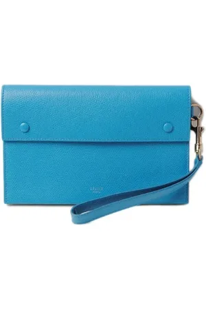 Céline Pre-owned, Dame, Blå, ONE SIZE, Tyl, Pre-owned Laeder celine-tasker