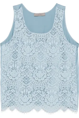 D.EXTERIOR Top, Dame, Blå, M, Ocean Ærmeløs Top