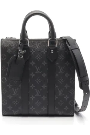 LOUIS VUITTON Pre-owned, Herre, Sort, ONE SIZE, Uld, Pre-owned canvas tasker