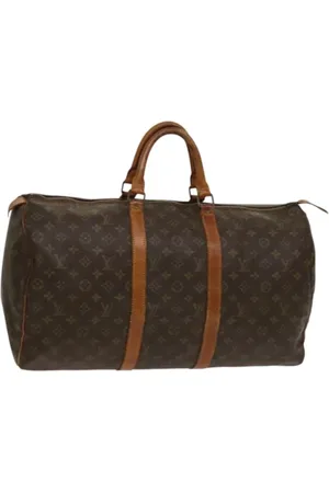 LOUIS VUITTON Pre-owned, Dame, Brun, ONE SIZE, Tyl, Pre-owned canvas tasker